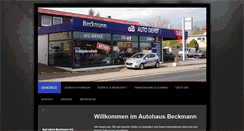 Desktop Screenshot of beckmann-autos.de