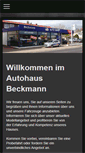 Mobile Screenshot of beckmann-autos.de